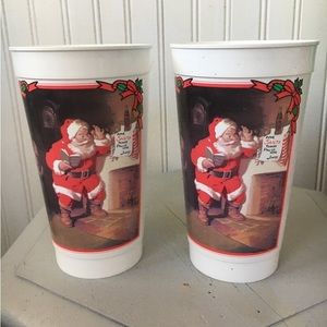 Coca Cola Santa’s village cups